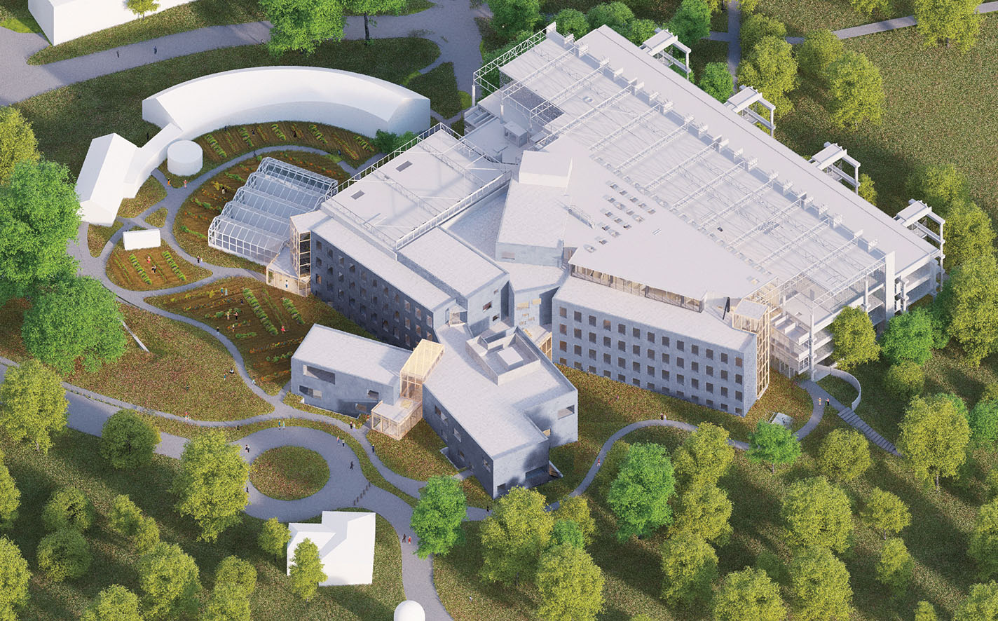 Science Hill as it will look after the completion of the complex of new buildings in late 2021.