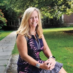 A photo portrait of Missy Siner Shea '89, executive director of the WCAA