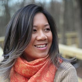 A photo portrait of Andrea Chan Wang '92