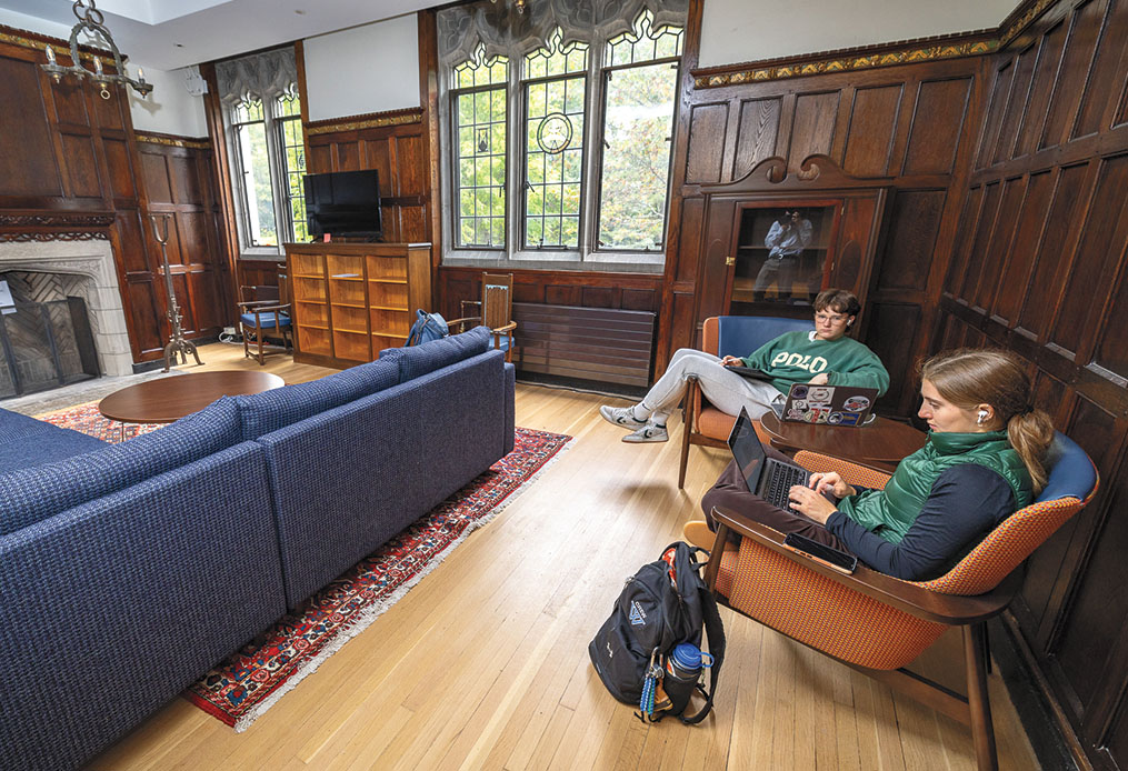 A comfortable study spot in Tower Court