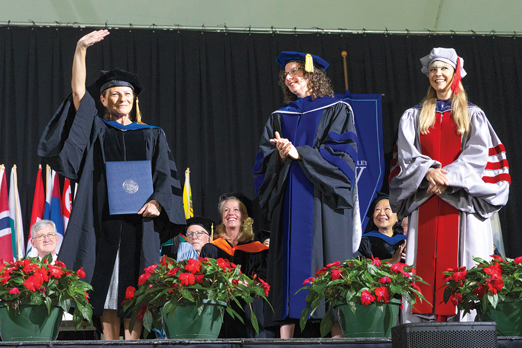 Alla L. Epsteyn, senior lecturer in Russian, Sharon M. H. Gobes, associate professor of neuroscience, and Olga Shurchkov ’01, professor of economics, were awarded the Pinanski Prize for Excellence in Teaching.