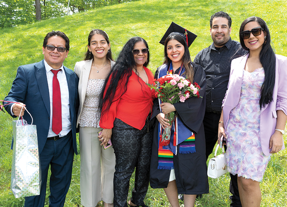 Family portrait after the ceremony 