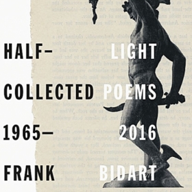 The cover of Half Light: Collected Poems 1965-2016 depicts a classical statue of Perseus holding aloft head of slain Medusa.
