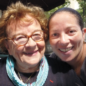 Nadia Marculescu Lacoste ’44 and Fatimah Gilliam ’96