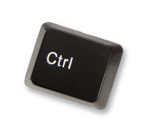 Photo of a computer's CTRL key