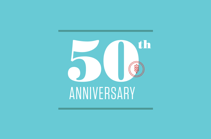 Graphic for 50th Anniversary of Alumnae Achievement Awards