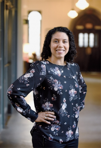 A photo portrait of Sabriya Fisher, Assistant Professor of Cognitive and Linguistic Sciences