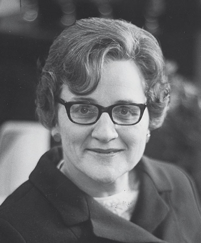 A photo portrait of Mary Ellen Crawford Ames ’40 