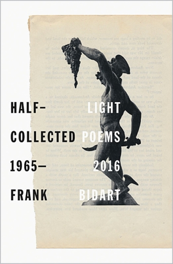 The cover of Half Light: Collected Poems 1965-2016 depicts a classical statue of Perseus holding aloft head of slain Medusa.