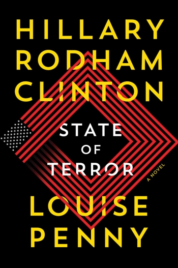 The cover of State of Terror depicts a graphic red and white American flag against a black background.