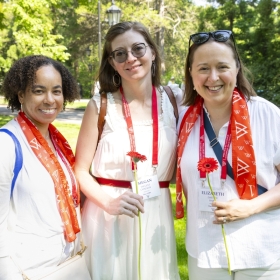 Three members of the class of 1984