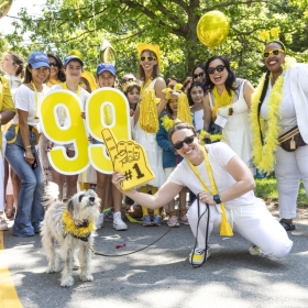 The class of 1999 in the parade