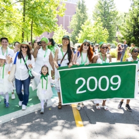 The class of 2009 in the parade