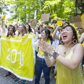 The class of 2004 in the parade