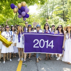 The class of 2014 in the parade