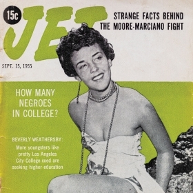 The cover of Jet magazine from Sept. 15, 1955