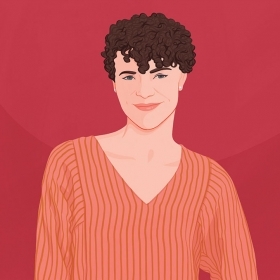 An illustration of Rebecca Darling