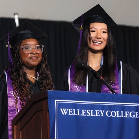 Oreoluwa Esther Odeyinka and Sophie J. Wang, class of 2022 co-presidents