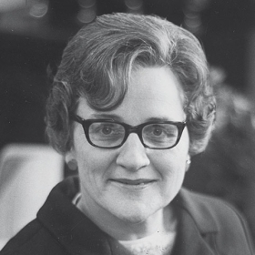 A photo portrait of Mary Ellen Crawford Ames ’40 